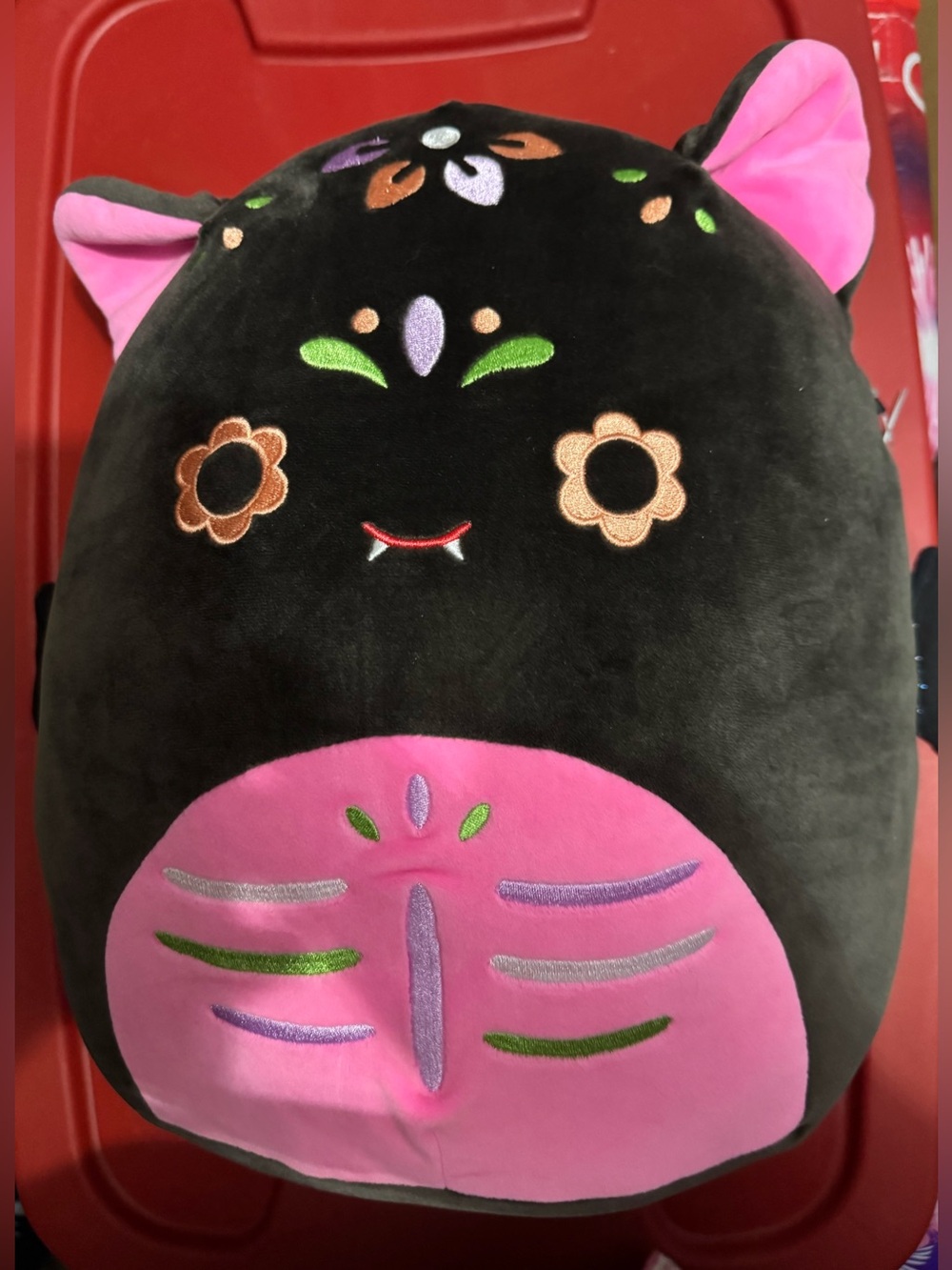 Squishmallows Black Plush Dalia Bat: 12 inch